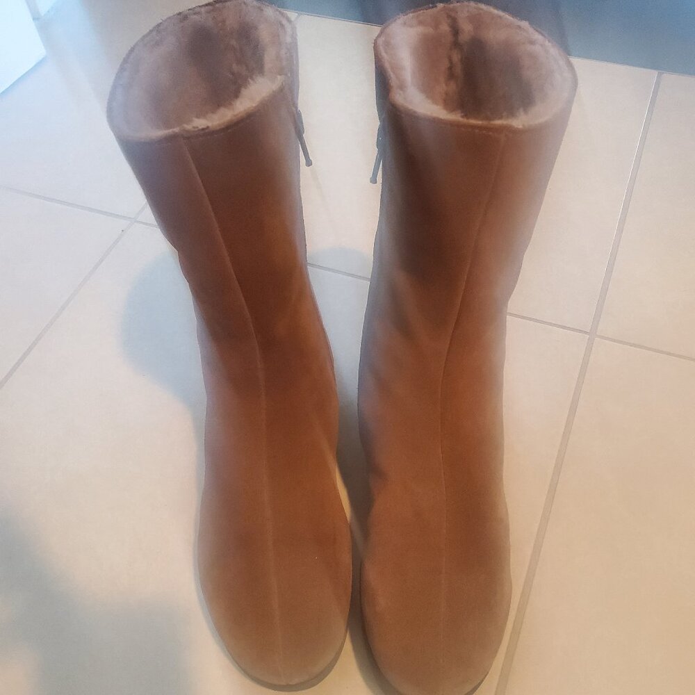 Waterproof Faux Shearling Lined Tall Boot (Women)